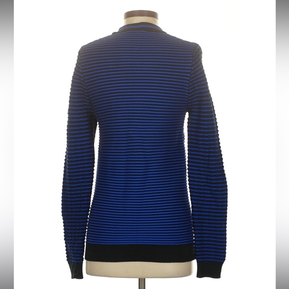 Kenzo Paris Logo Crewneck Sweater, Size S, Black and Blue - Picture 2 of 7